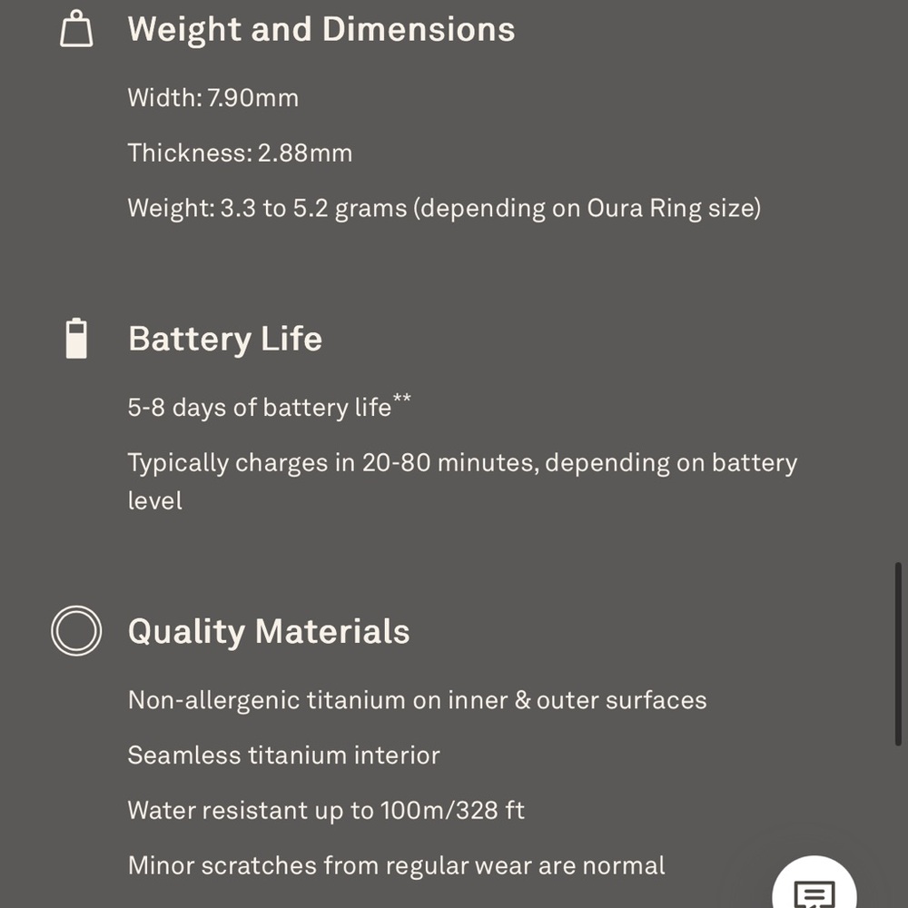 Oura Ring 4 Black Boxed Wellness Smart Ring Packaging - Picture 6 of 9